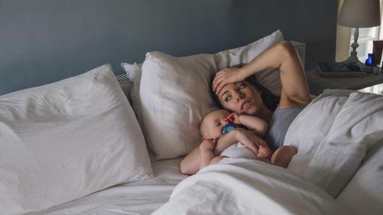 Sleep Deprived Mother