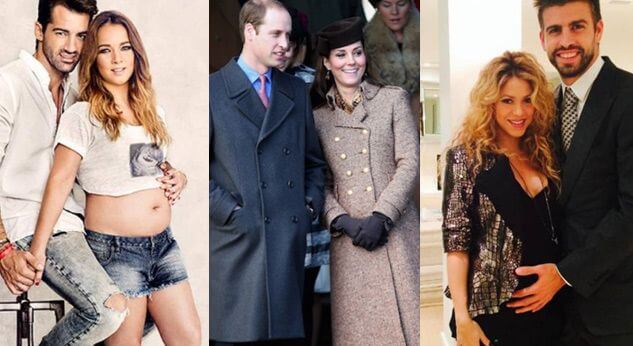 Los bebés famosos que llegarán este 2015