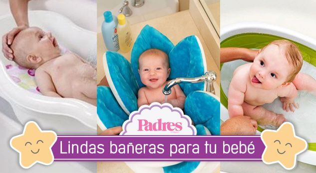Divertidas bañeras para bebés