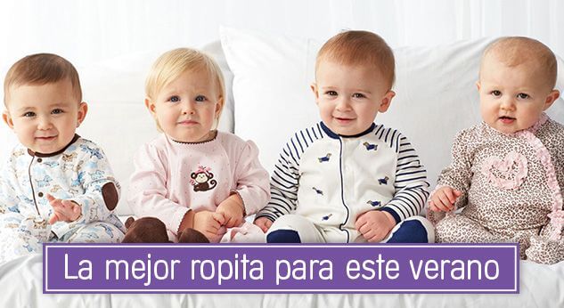 ¿Cómo vestir al bebé en verano?