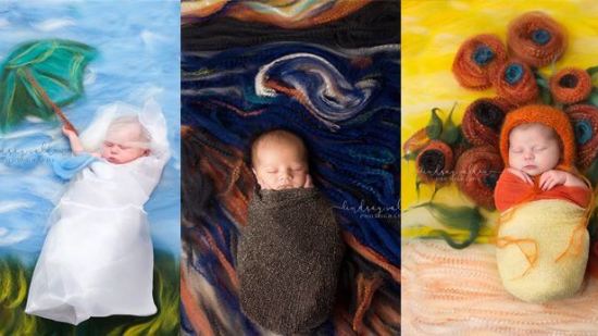 Bebés en pinturas famosas