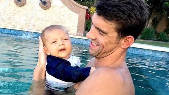 El bebé de Michael Phelps robó miradas en las Olimpiadas