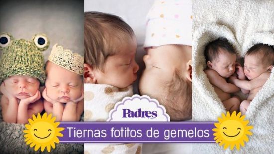 15 tiernas fotos de gemelos