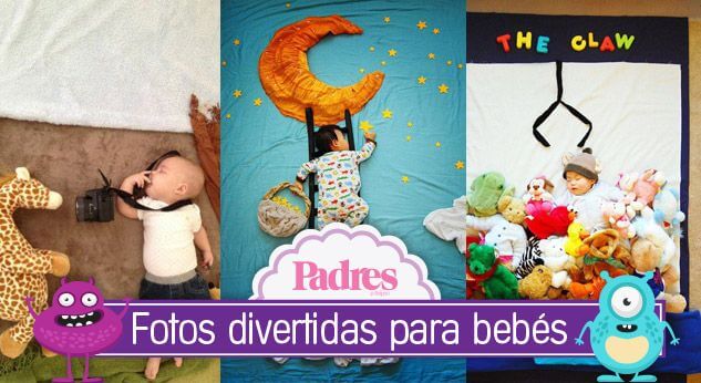 10 originales ideas para tomarle fotos a tu bebé