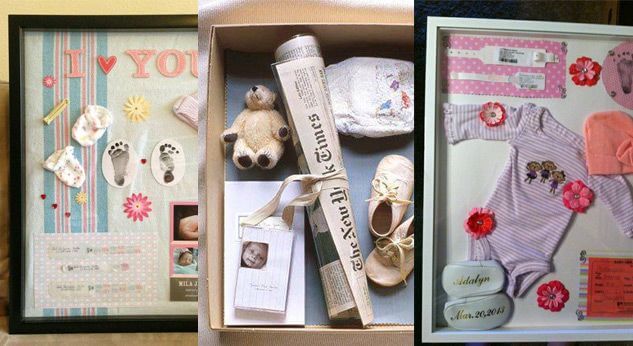 10 originales cuadros de recuerdos para tu bebé