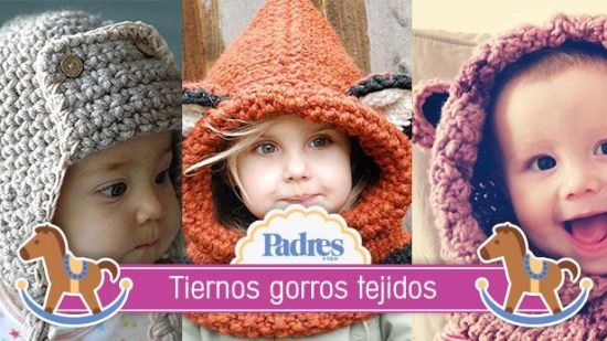 10 increíbles gorros tejidos para bebé