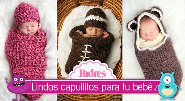 10 ideas de capullos tejidos en crochet para bebés