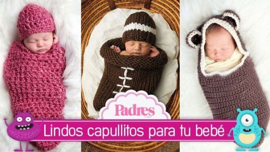 10 ideas de capullos tejidos en crochet para bebés