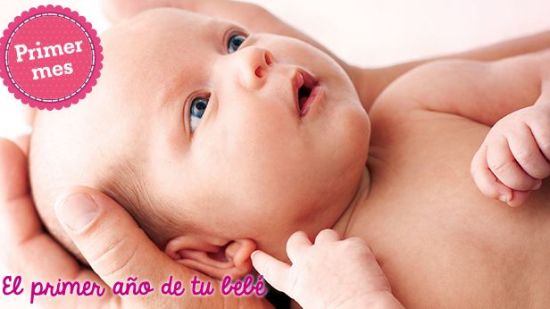 Primer mes: Cómo sujetar al bebé