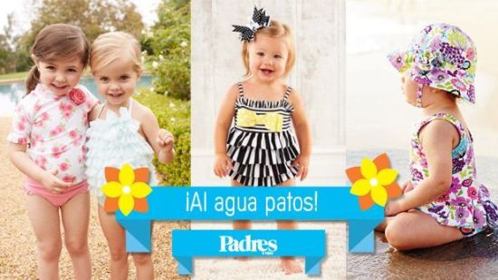 Coquetos trajes de baño para tu nena