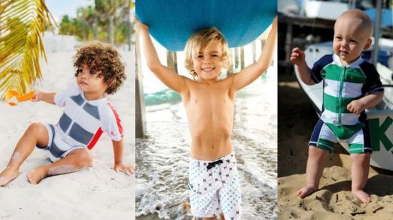Trajes de baño para niño ideales para el verano