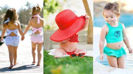 Trajes de baño para niñas ideales para el verano