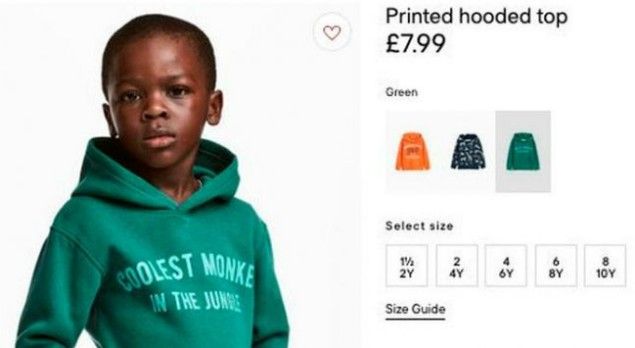 Mensaje en una sudadera infantil genera fuerte polémica racista en redes sociales
