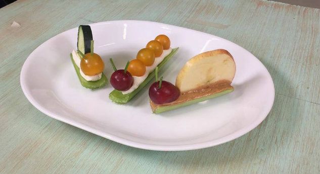 Orugas y caracoles saludables