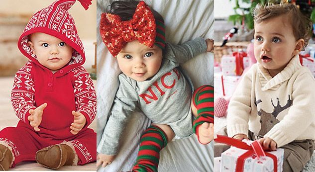 Tierna ropa navideña para niños