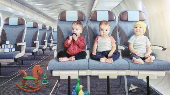 Zonas de aviones sin niños