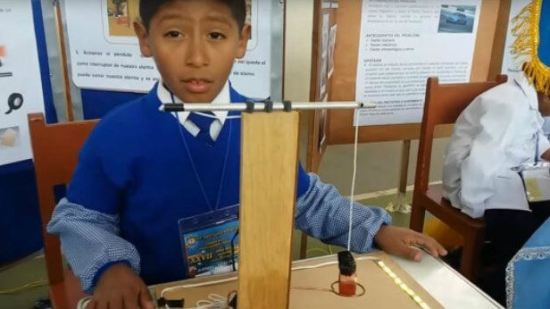 Este pequeño inventó un sensor para salvar vidas ante sismos