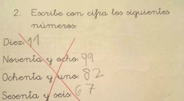 Pequeño hizo dudar a cientos de personas ¡con su respuesta en un ejercicio matemático!