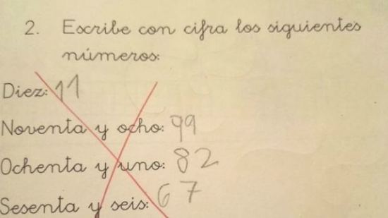 Pequeño hizo dudar a cientos de personas ¡con su respuesta en un ejercicio matemático!