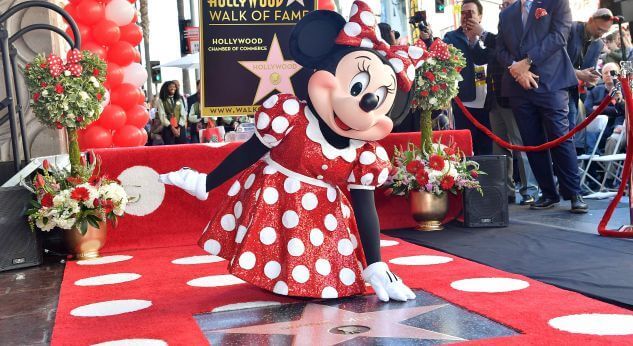 Minnie Mouse recibió su estrella en el Paseo de la Fama de Hollywood