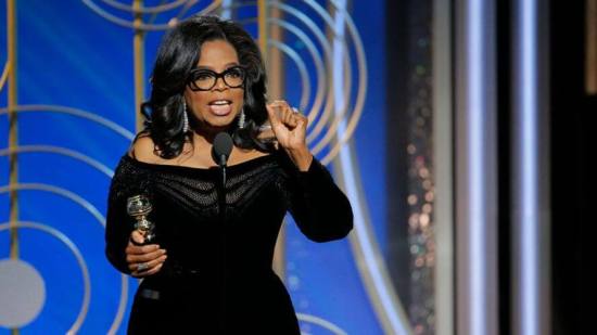 El mensaje de empoderamiento de Oprah Winfrey en los Golden globes para las nuevas generaciones