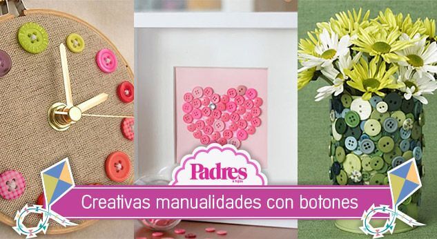 Manualidades con botones para decorar tu casa