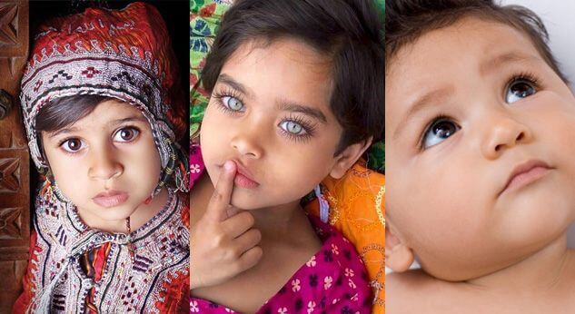 Los ojos de los niños alrededor del mundo