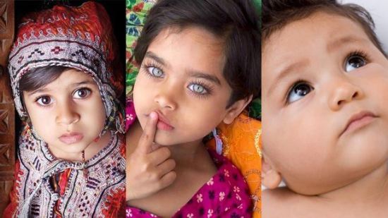 Los ojos de los niños alrededor del mundo