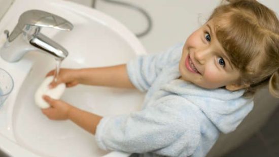 Lecciones de higiene para niños