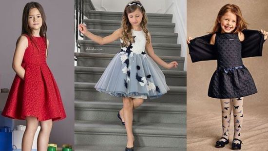 Hermosos vestidos otoño-invierno para niña