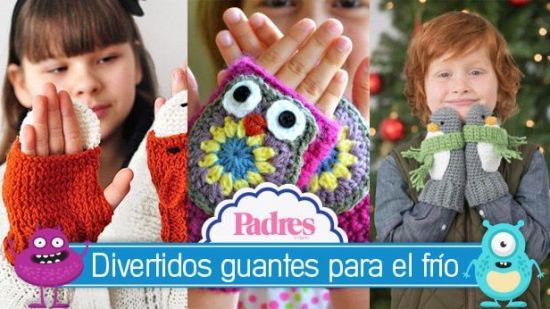 Divertidos guantes para niños