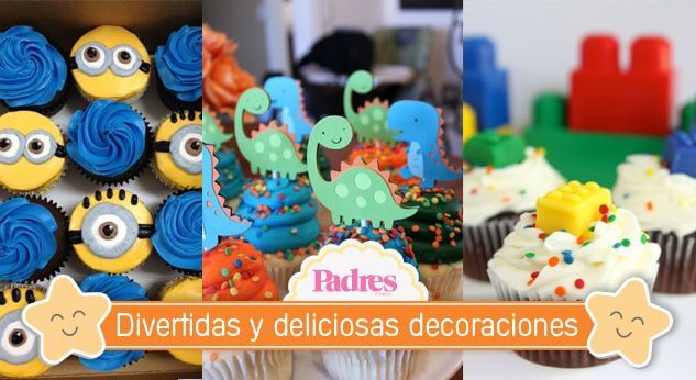 Divertidos cupcakes para niños