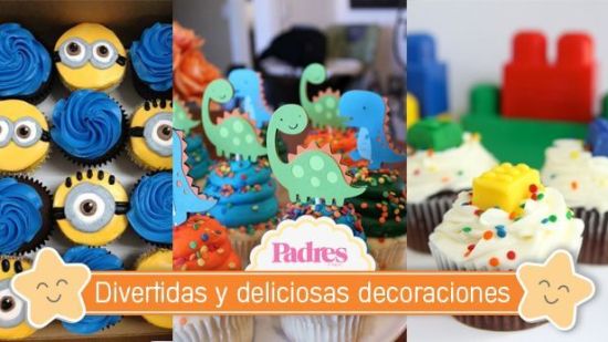 Divertidos cupcakes para niños