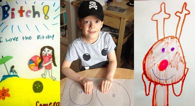 Dibujos de tus peques que quizá no pondrías en el refri