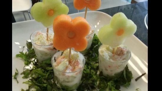 Macetas de frutas para niños