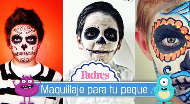 8 maquillajes de calavera para niños