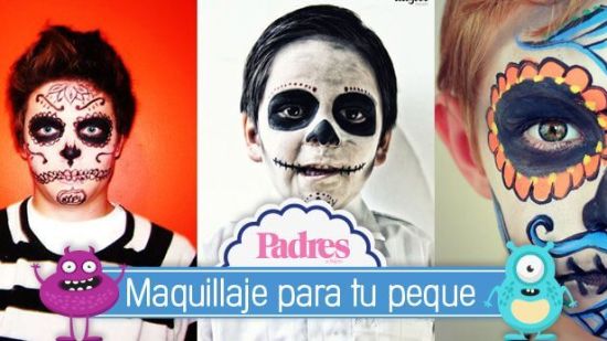 8 maquillajes de calavera para niños