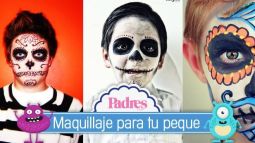 8 maquillajes de calavera para niños