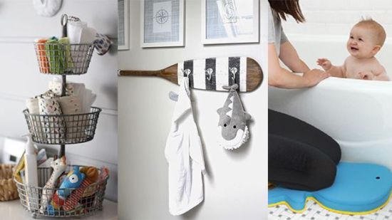 10 divertidos artículos de baño para bebés