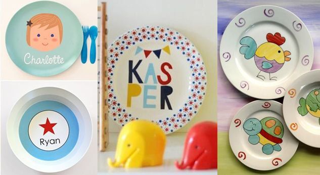 10 ideas para personalizar platos y tazas con tus peques