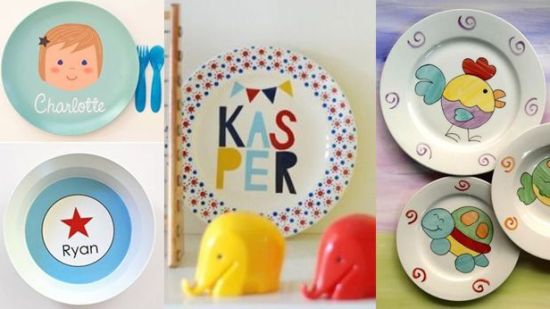 10 ideas para personalizar platos y tazas con tus peques