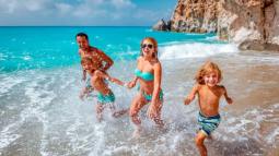 familia de vacaciones