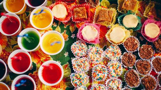 Dulces coloridos
