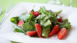 ensalada fresas espinaca